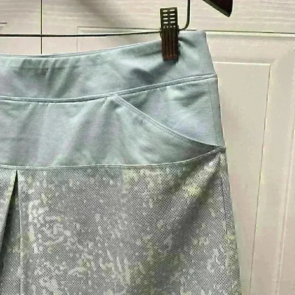 Adidas Golf  Skort Skirt Pull On Elastic Waist Pockets Stretch Blue - Picture 3 of 8